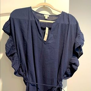 J crew, beach cover up. XS